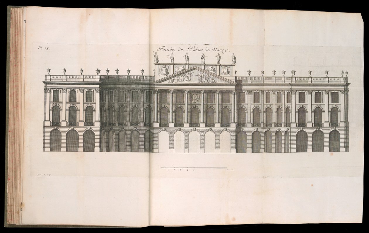 Innbundet utskrift (Frankrike) av Jacques François Blondel