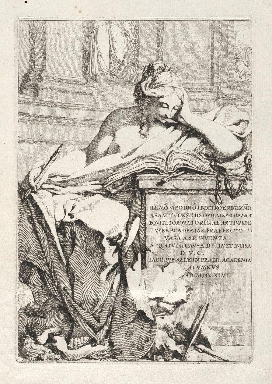 Suite of Vases: Tittelside av Jacques François Saly