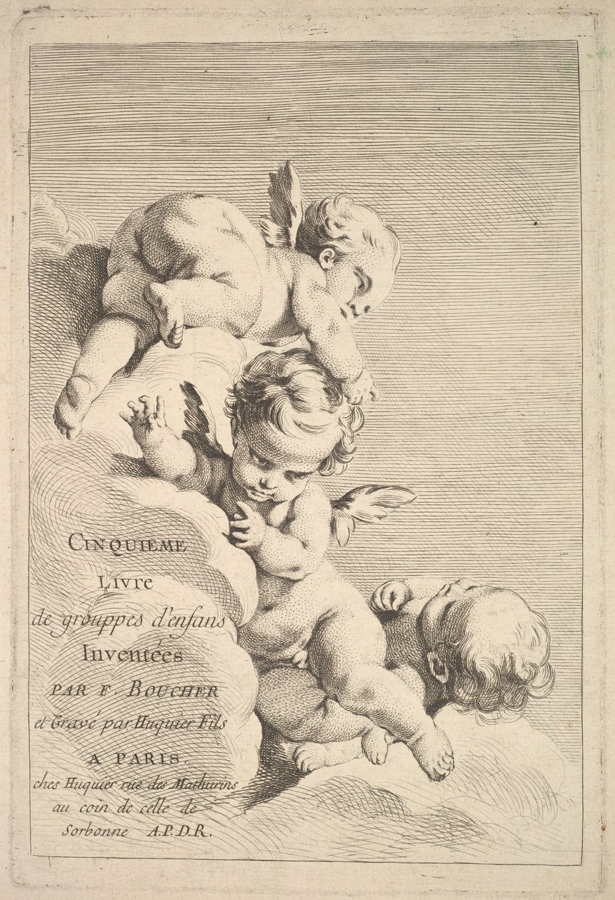 Frontispice, midten til slutten av 1700-tallet. av Jacques Gabriel Huquier