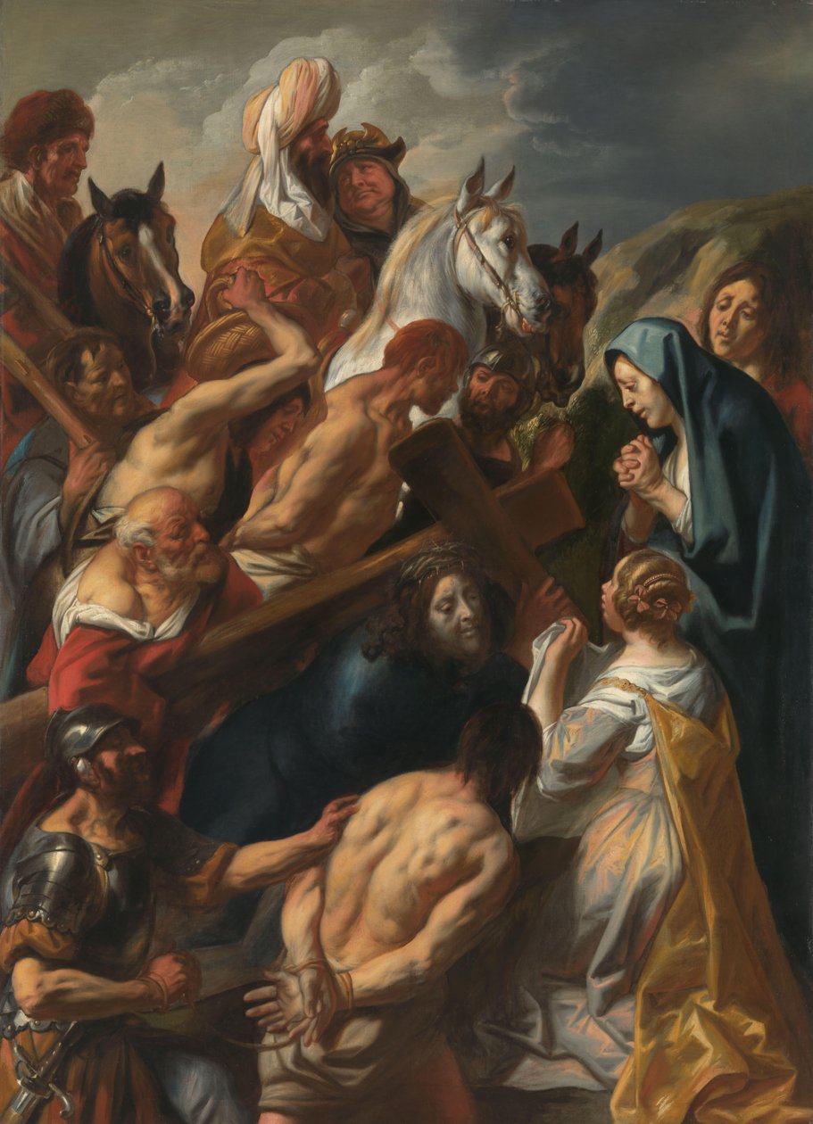 Kristus på vei til Golgata av Jacques Jordaens