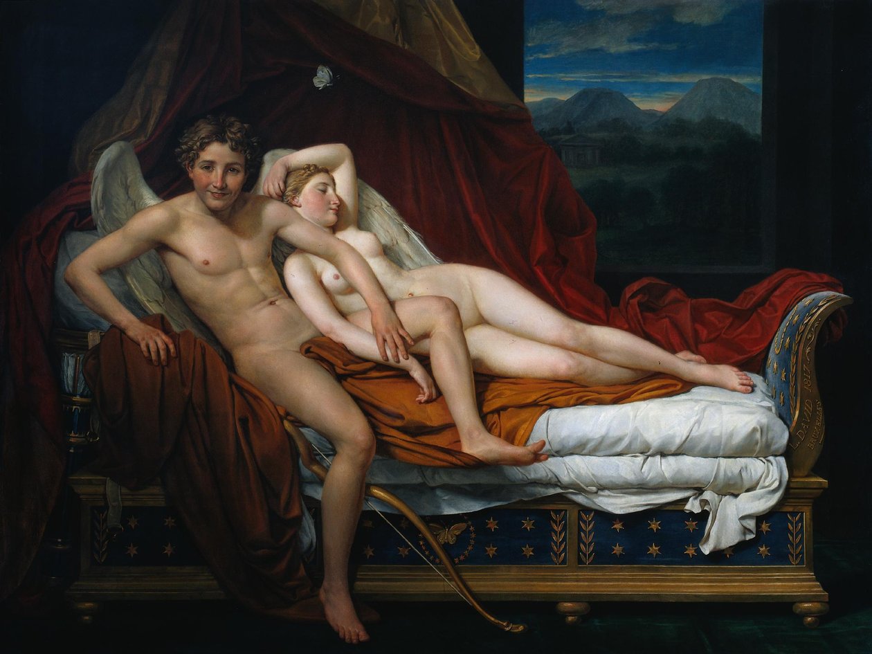 Amor og Psyche av Jacques Louis David