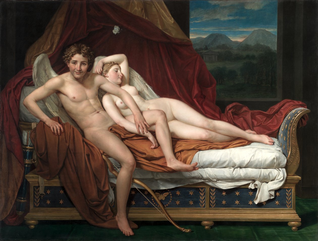 Amor og Psyche av Jacques Louis David