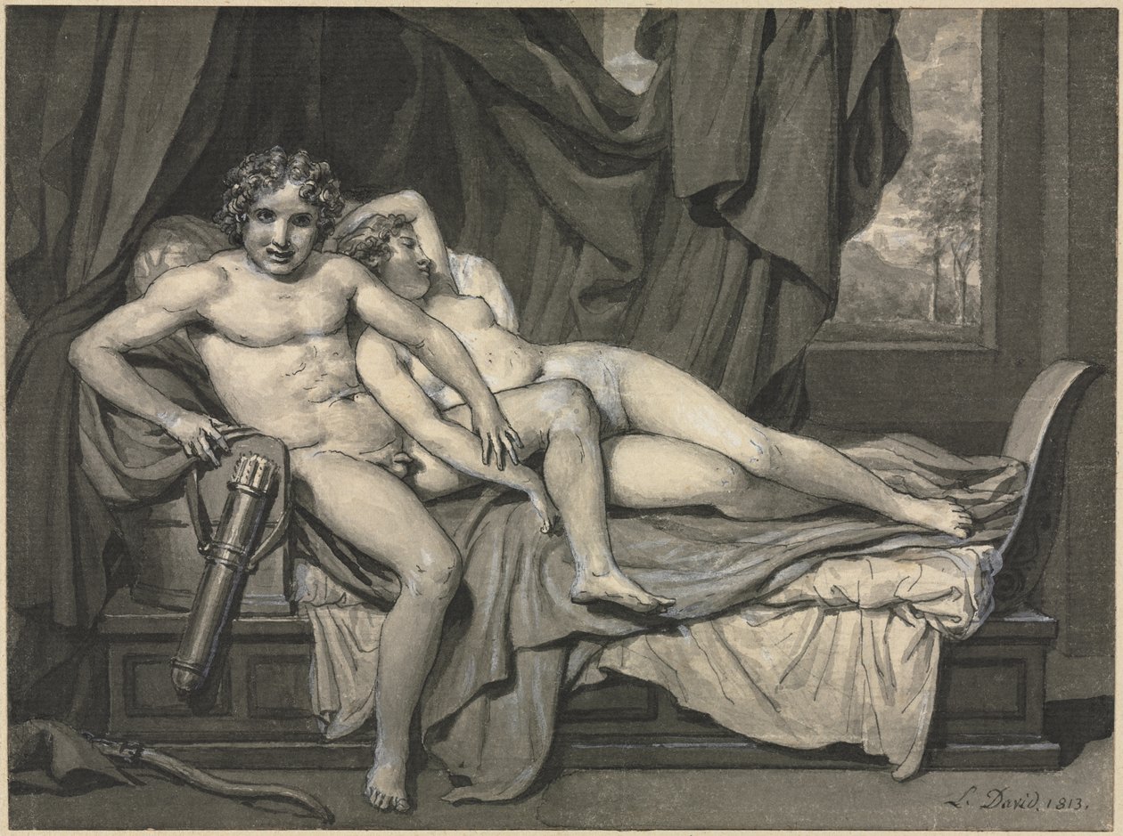 Amor og Psyche av Jacques Louis David