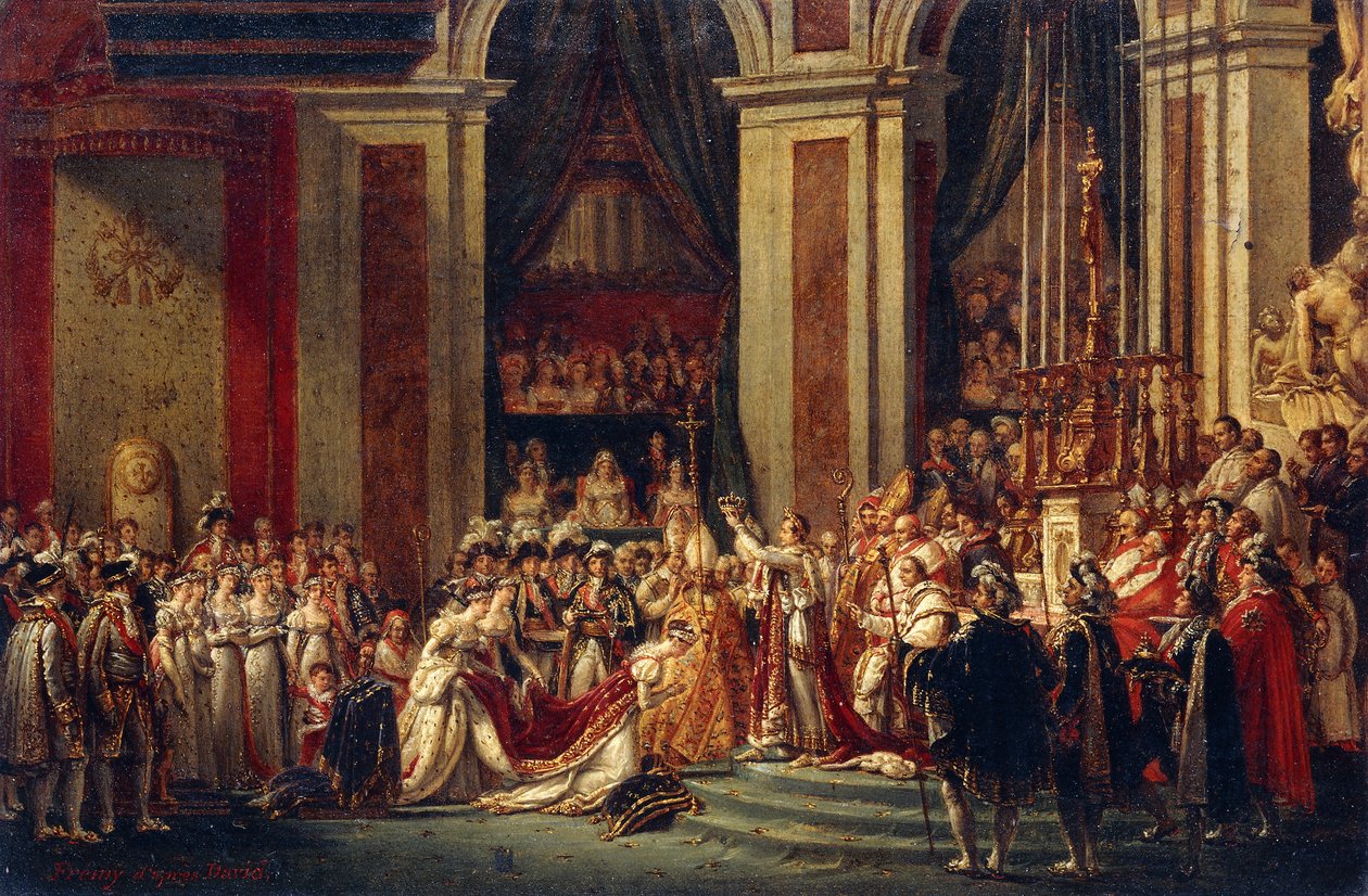 Napoleon kronet Josephine av Jacques Louis David