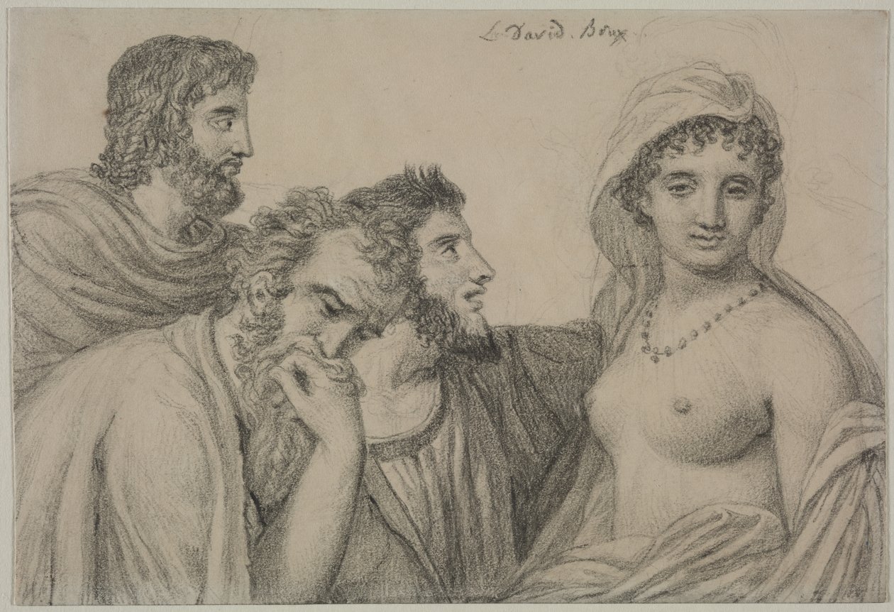 Phryné foran hennes dommere av Jacques Louis David