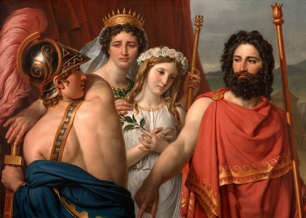 Akilles sinne av Jacques Louis David
