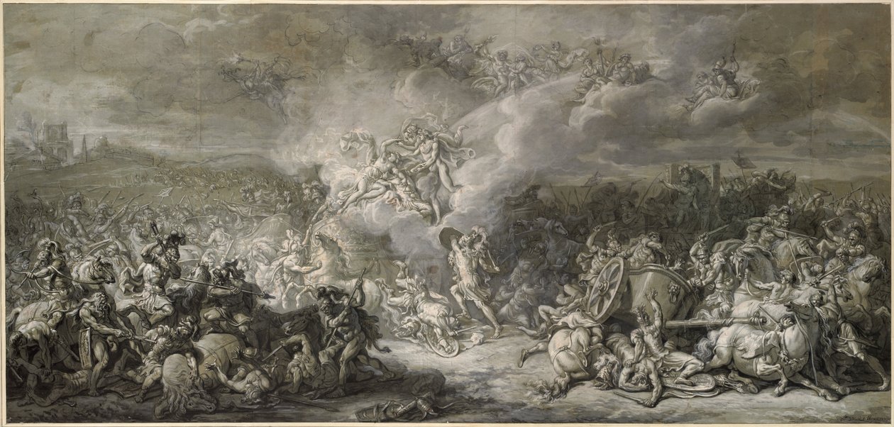 Kampen om Diomedes, 1776 av Jacques Louis David