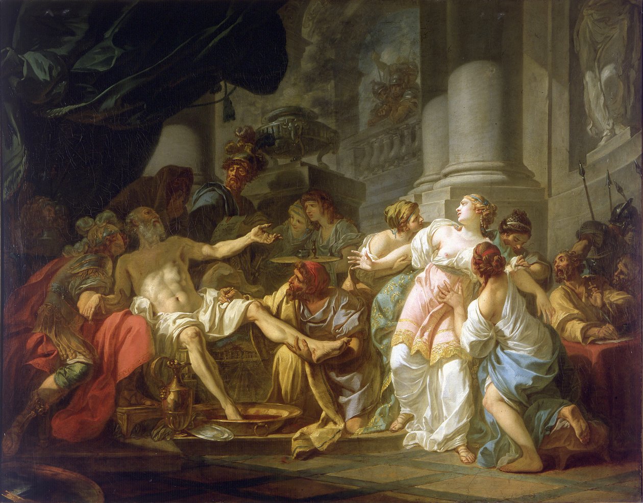 Senecas død av Jacques Louis David
