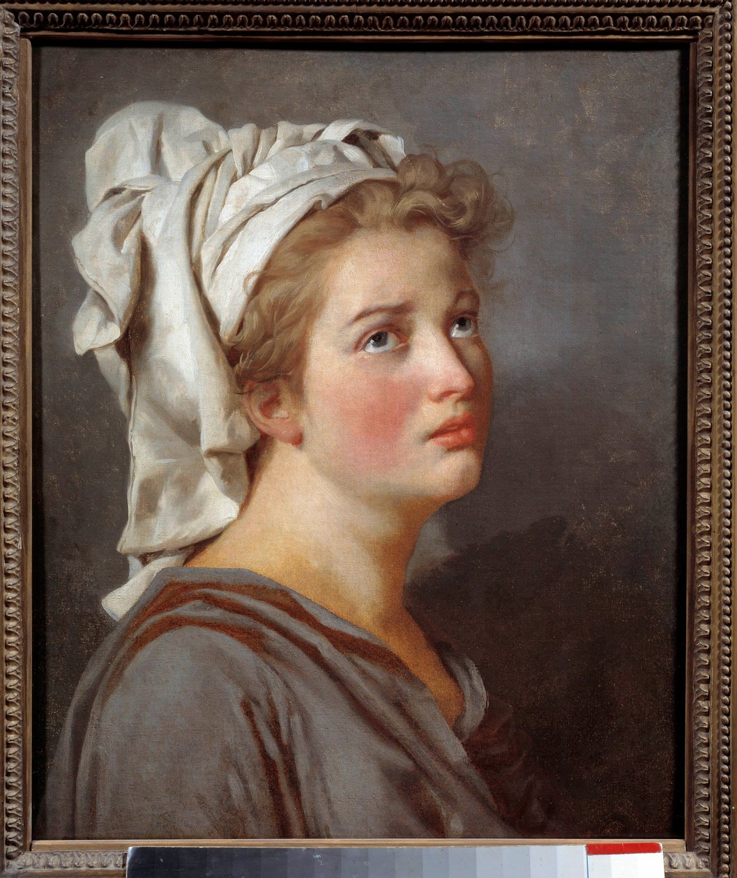 Ung kvinne i turban av Jacques Louis David