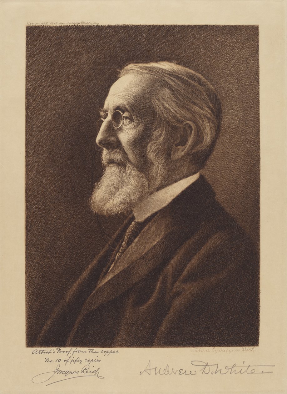 Andrew D. White av Jacques Reich