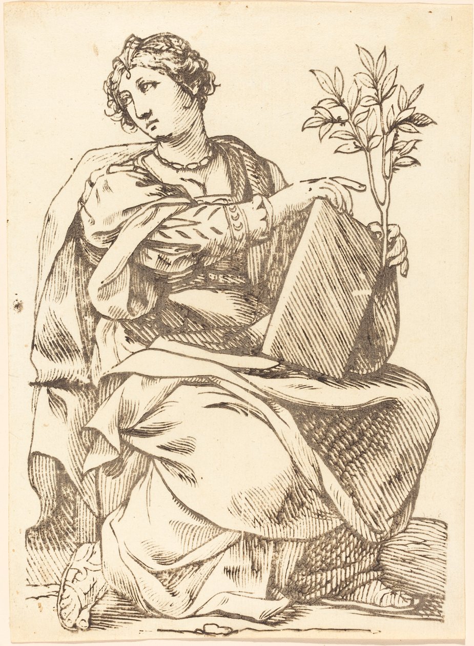 Sibylla Agrippa av Jacques Stella