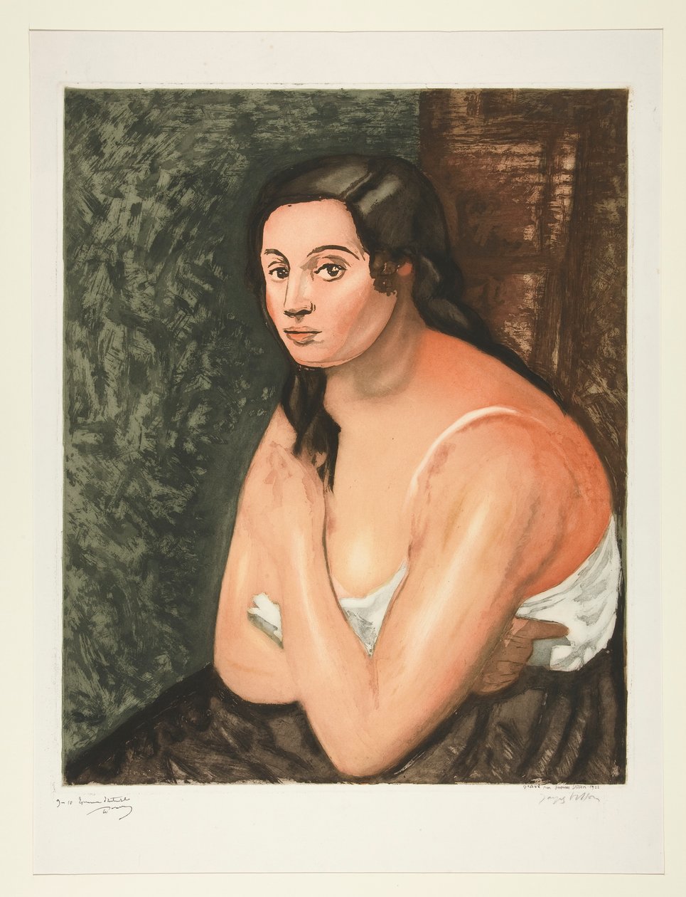 Byste av en kvinne av Jacques Villon