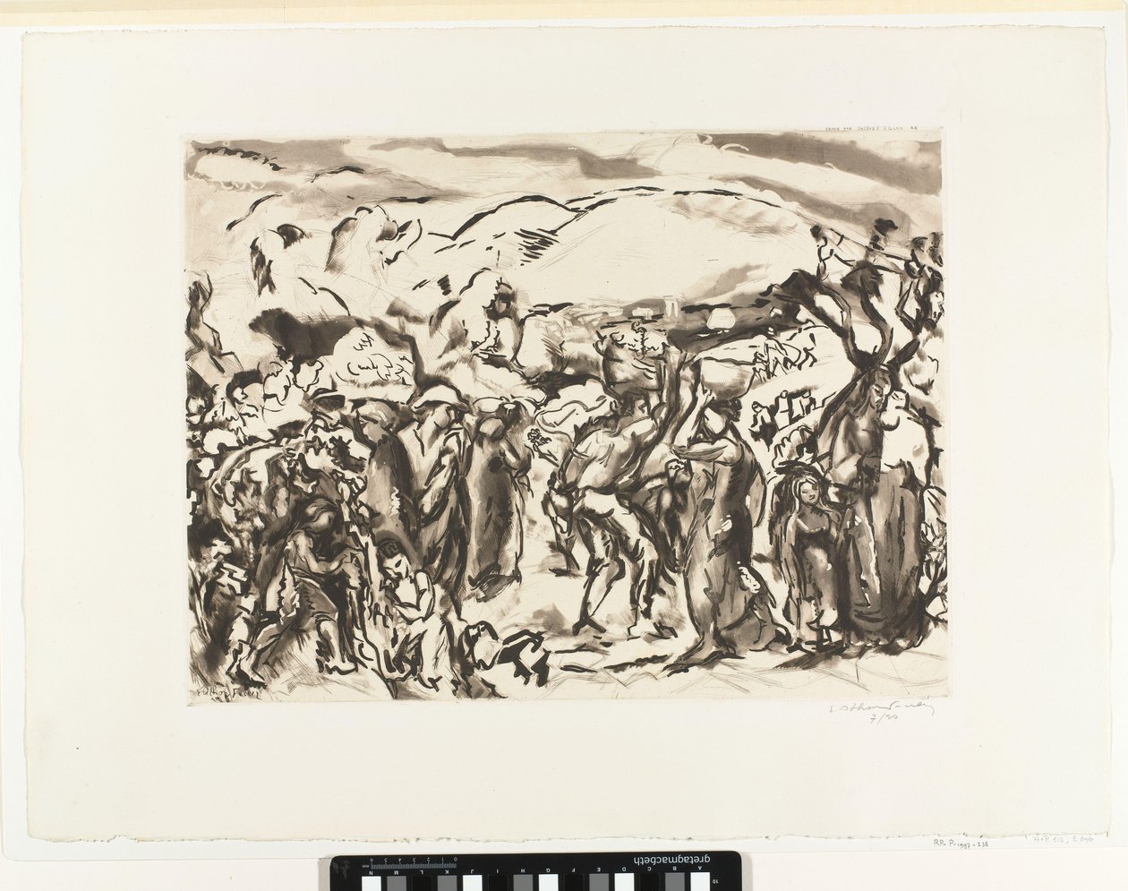 Høstefigurer Friesz, Les Vendanges (originaltittel) av Jacques Villon