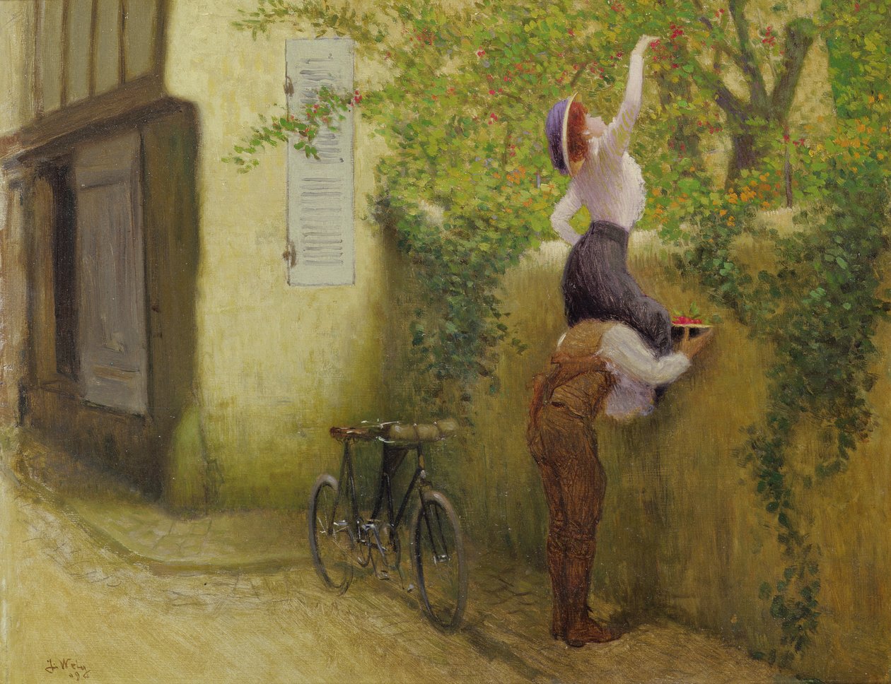 Samler plommer av Jacques Wely