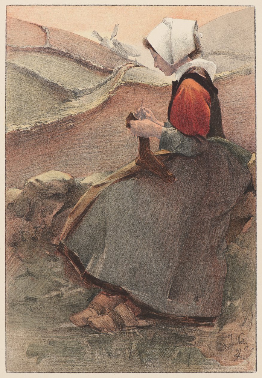 Moor Flower, 1897. av Jacques Wely