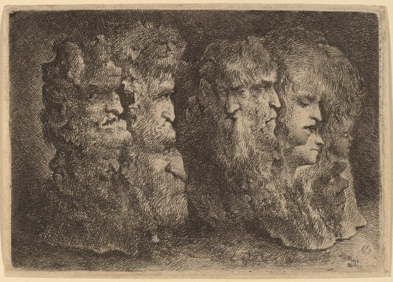 Groteske hoder av Jacques de Gheyn III
