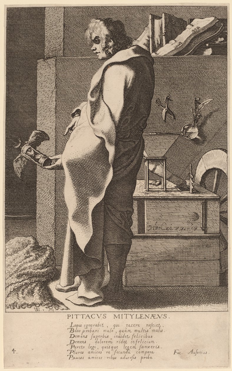 Pittacus Mitylanaeus av Jacques de Gheyn III