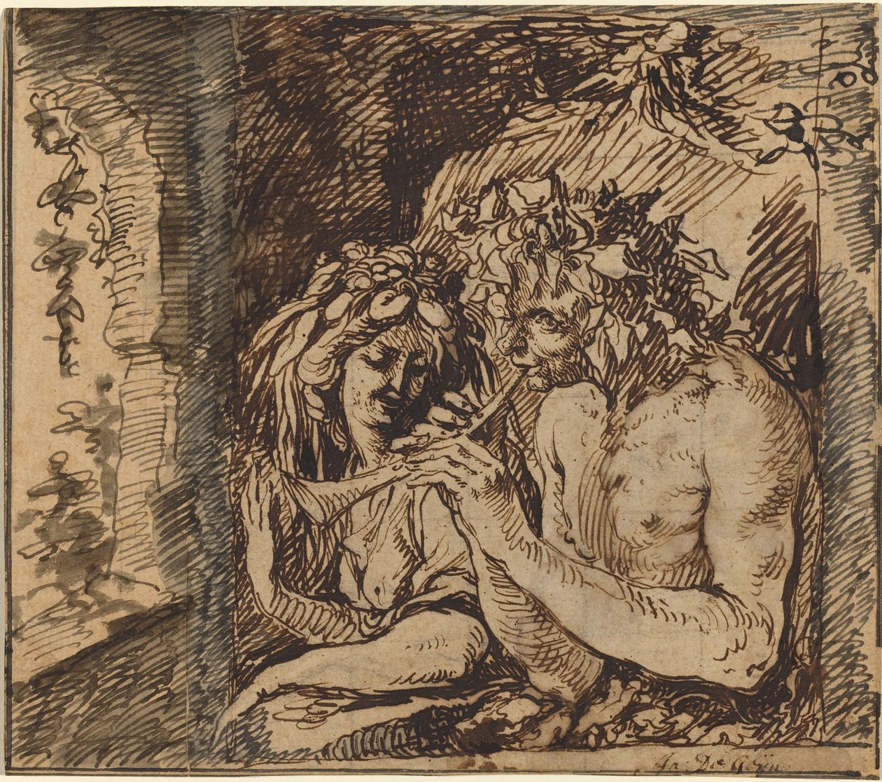 Bacchus og Ceres av Jacques de Gheyn II