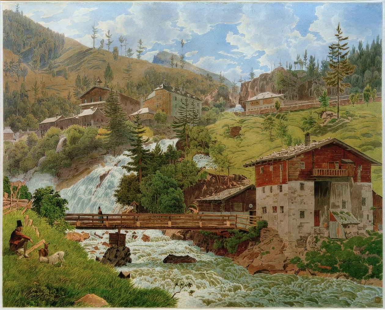 Utsikt over Bad Gastein av Jakob Alt