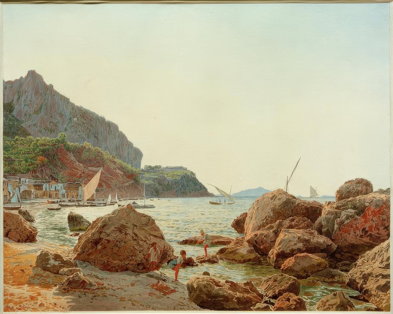 Den store marinen på øya Capri av Jakob Alt