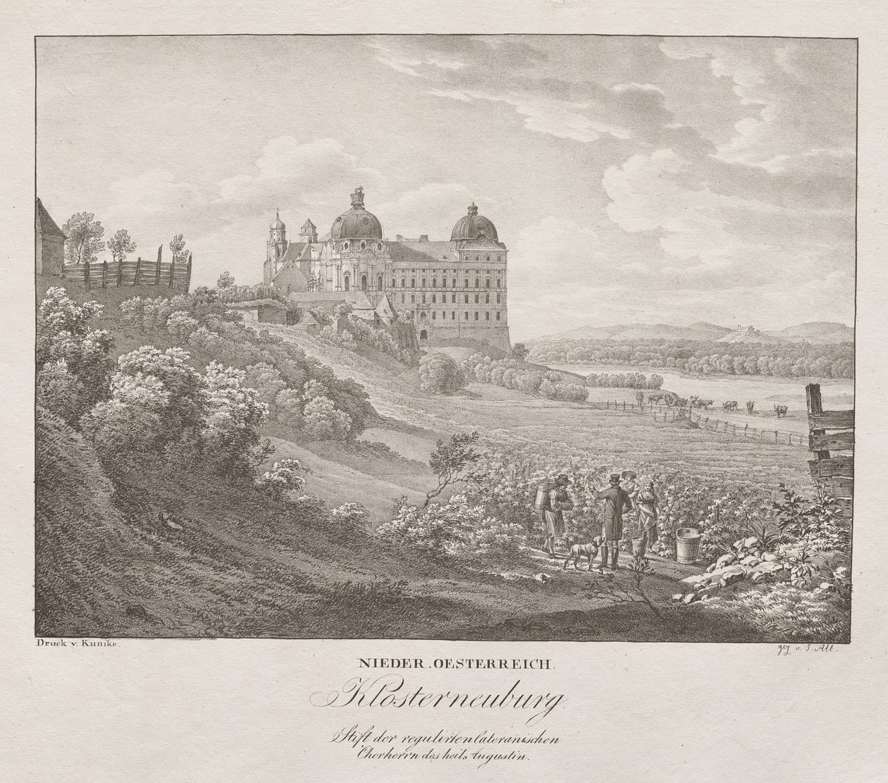 Niederösterreich, Klosterneuburg av Jakob Alt