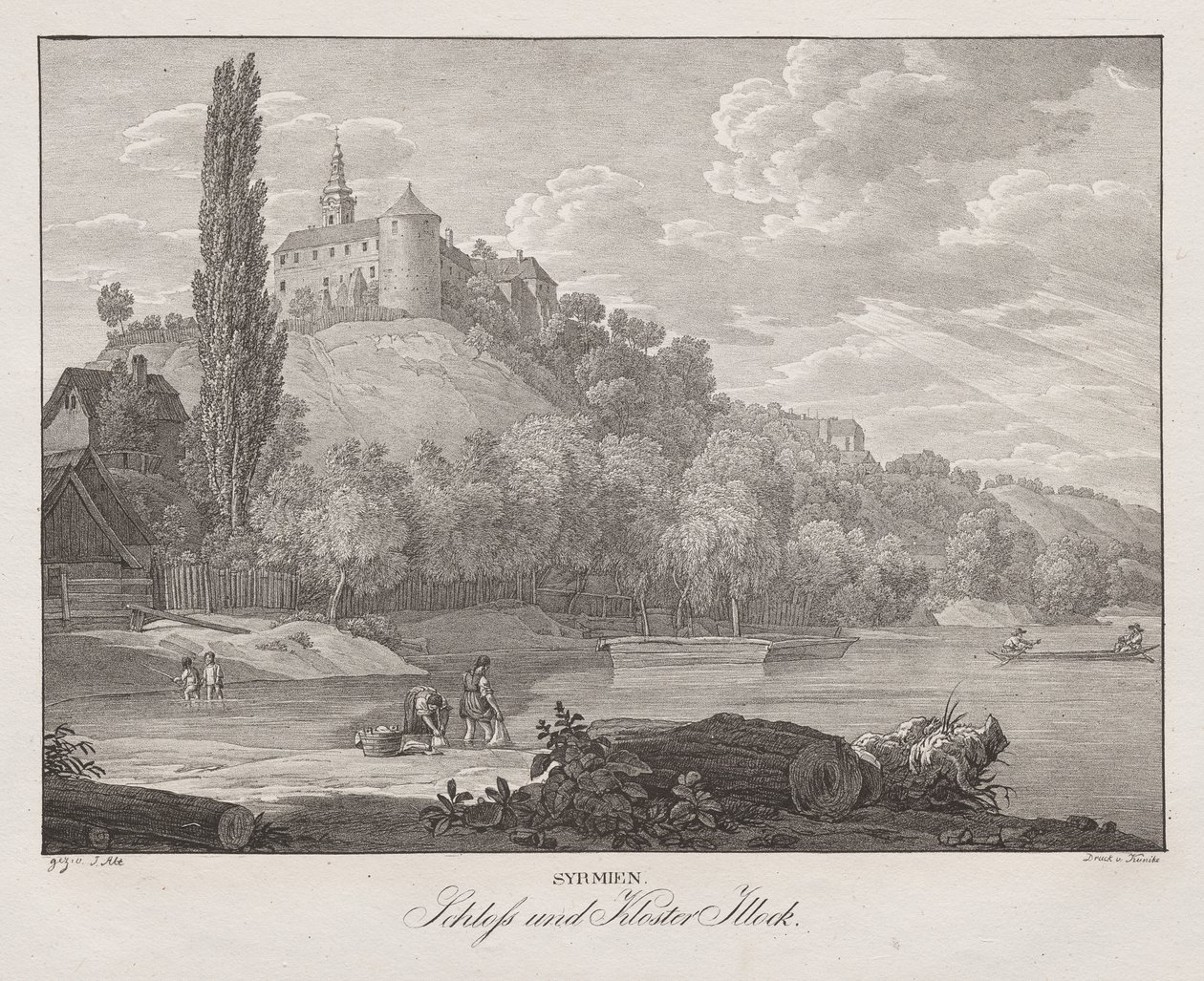Syrmia, Illock slott og kloster av Jakob Alt