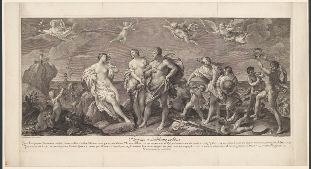 Bacchus og Ariadne av Jakob Frey (I)