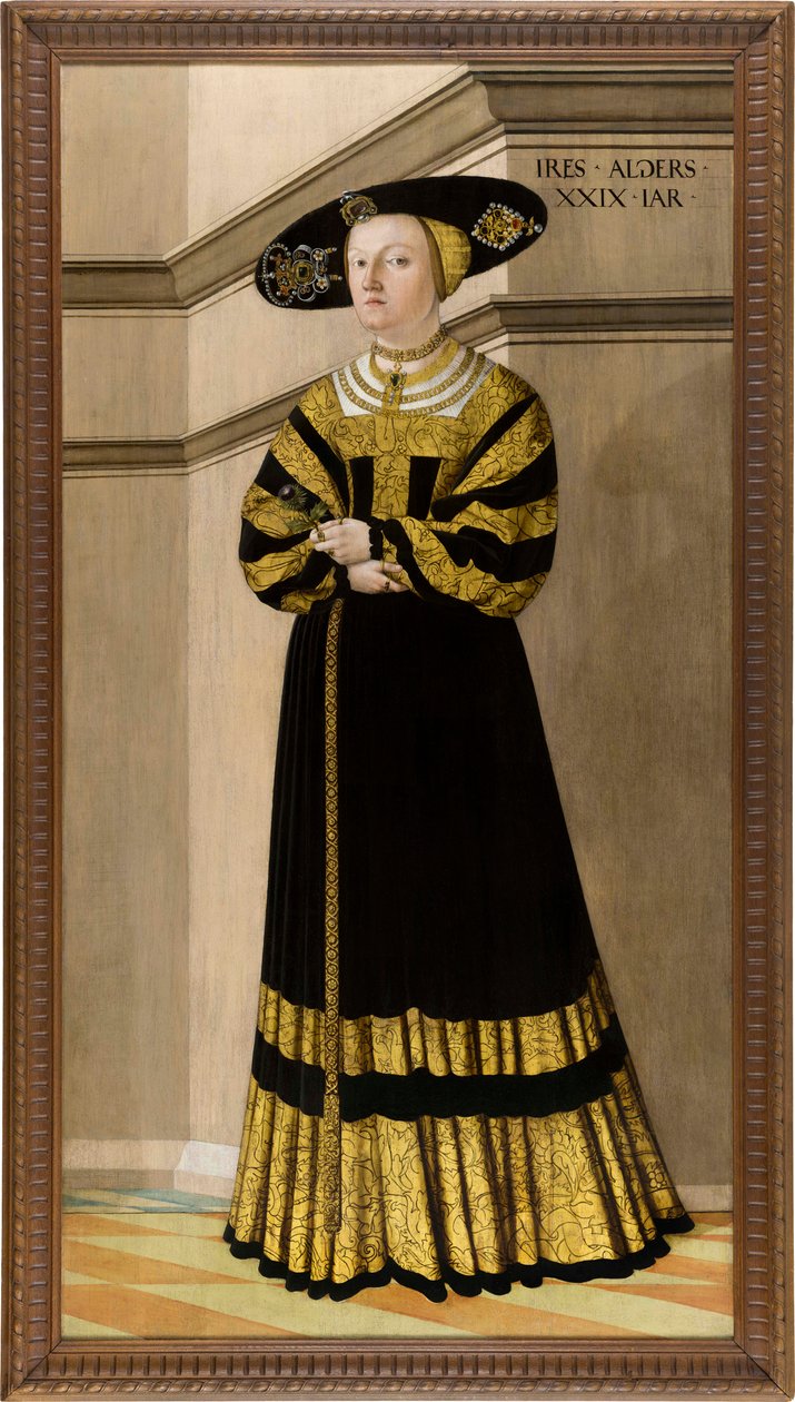 Portrett av Anna von Rosental, 1529. av Jakob Seisenegger