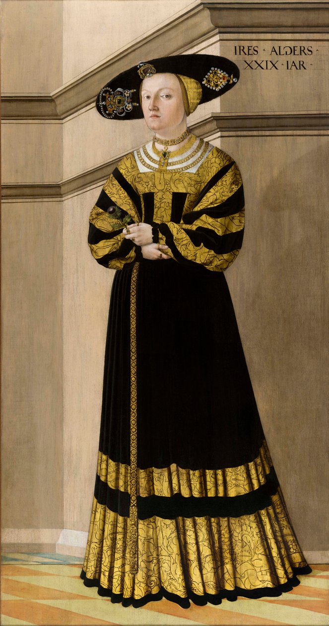Portrett av Anna von Rosental, 1529. av Jakob Seisenegger