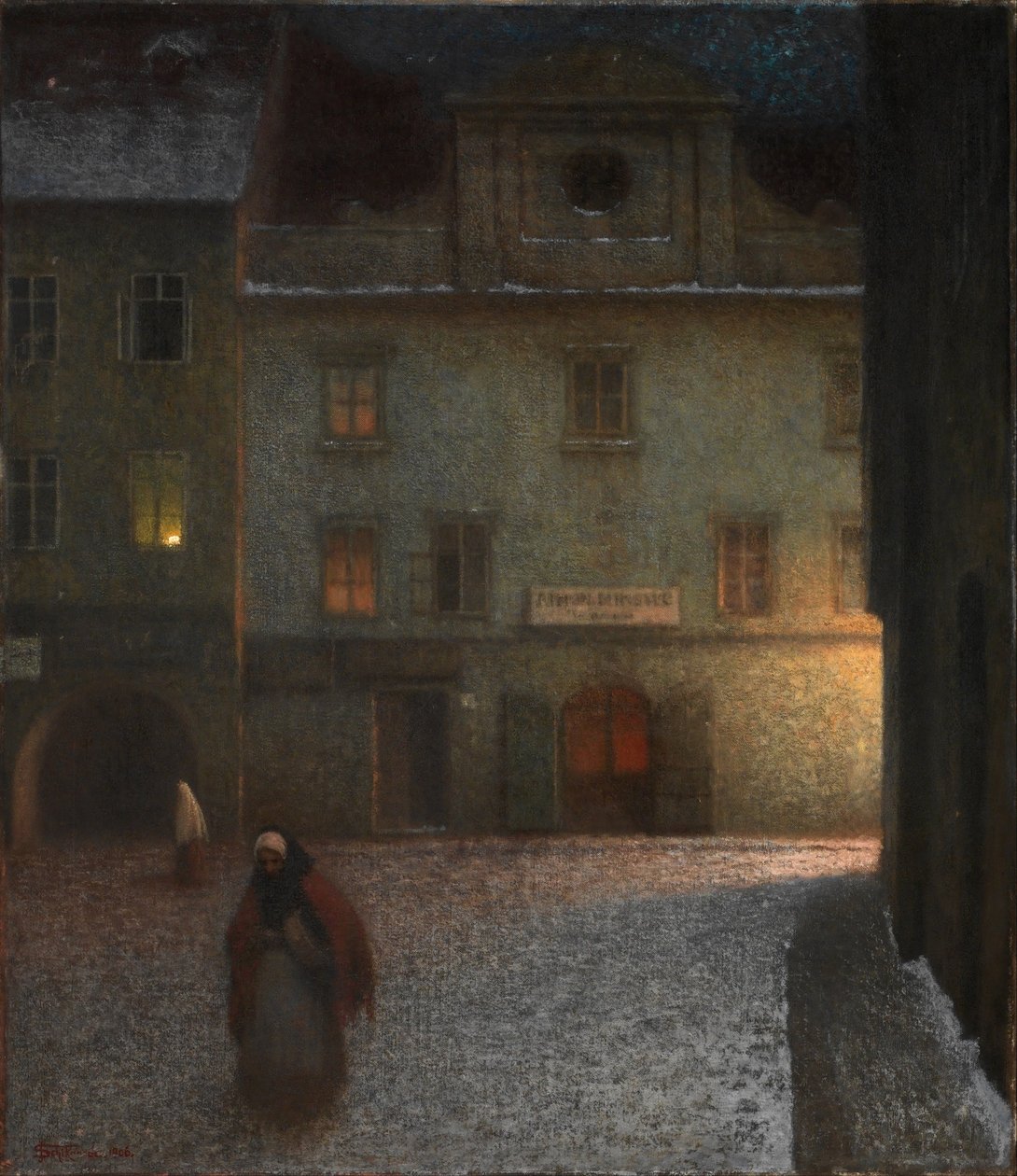 Kveldsgate av Jakub Schikaneder