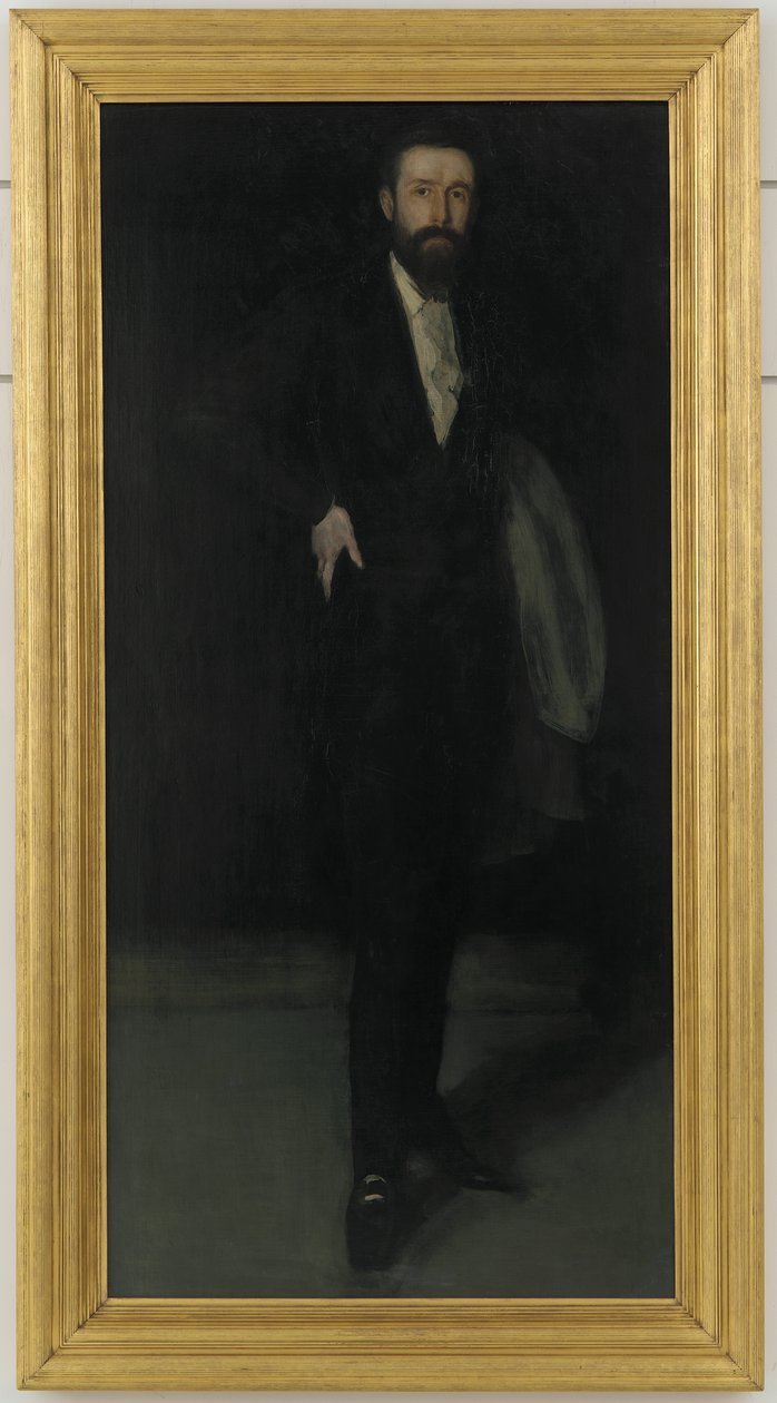 Arrangement i svart: Portrait of F.R. Leyland, ca. 1870 av James Abbott McNeill Whistler
