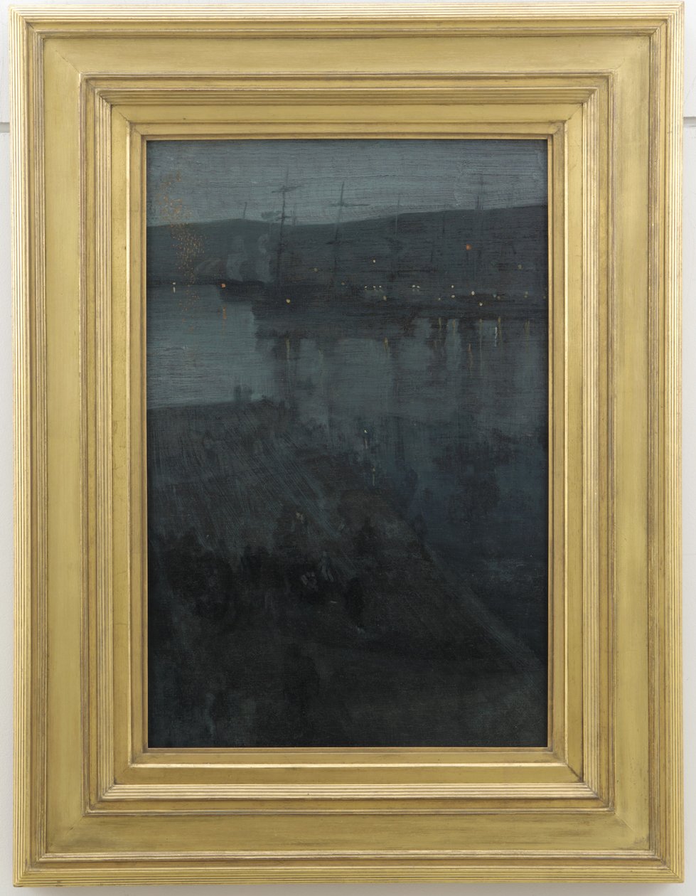 Nocturne in Blue and Gold: Valparaiso, ca. 1874 av James Abbott McNeill Whistler