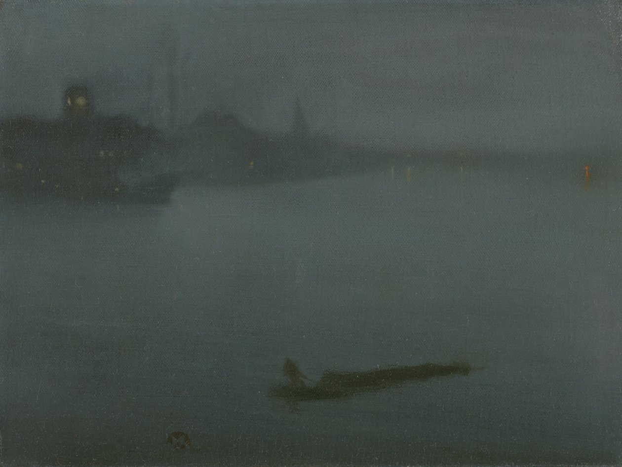 Nocturne i blått og sølv av James Abbott McNeill Whistler