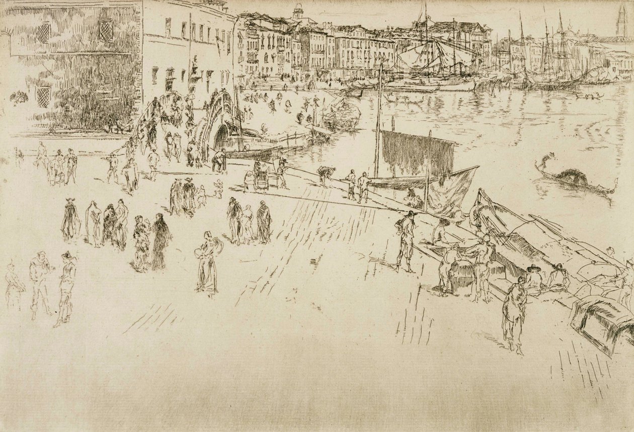 The Riva, nr. 1 av James Abbott McNeill Whistler