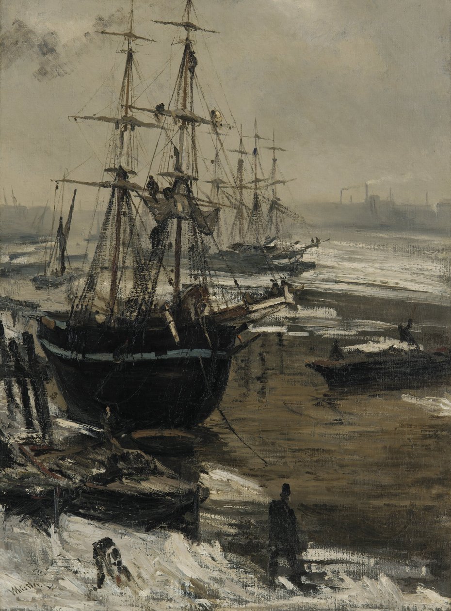 Themsen i is av James Abbott McNeill Whistler