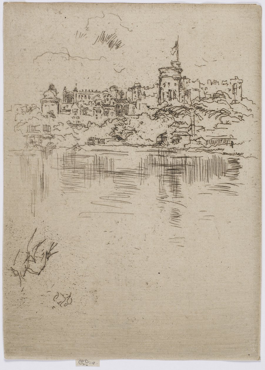 Windsor, nr. 2, 1887 (radering på papir) av James Abbott McNeill Whistler
