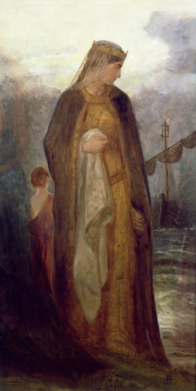 Dronning Guinevere, 1860 av James Archer