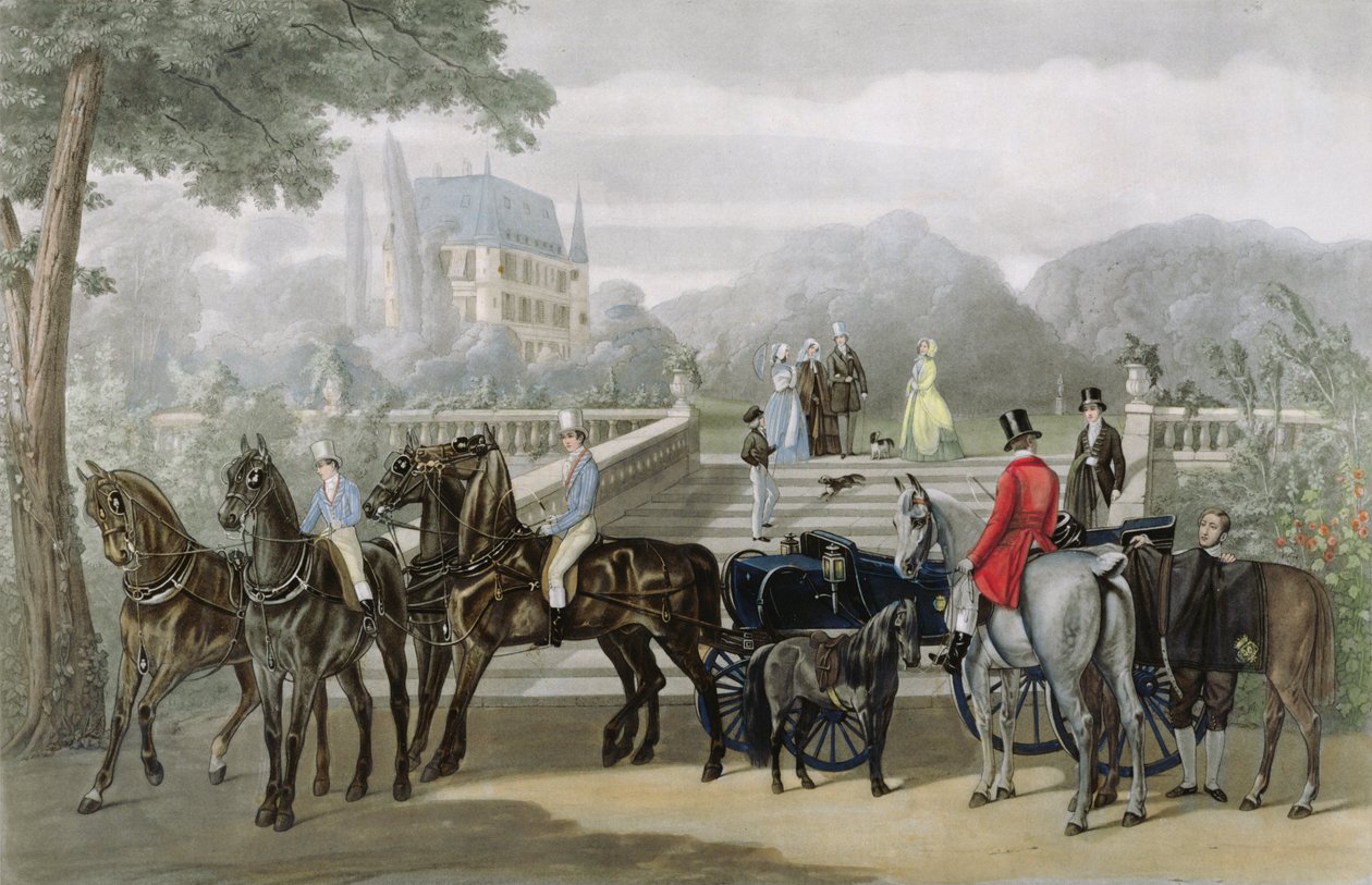 The Start, gravert av R. Woodman av James Barenger