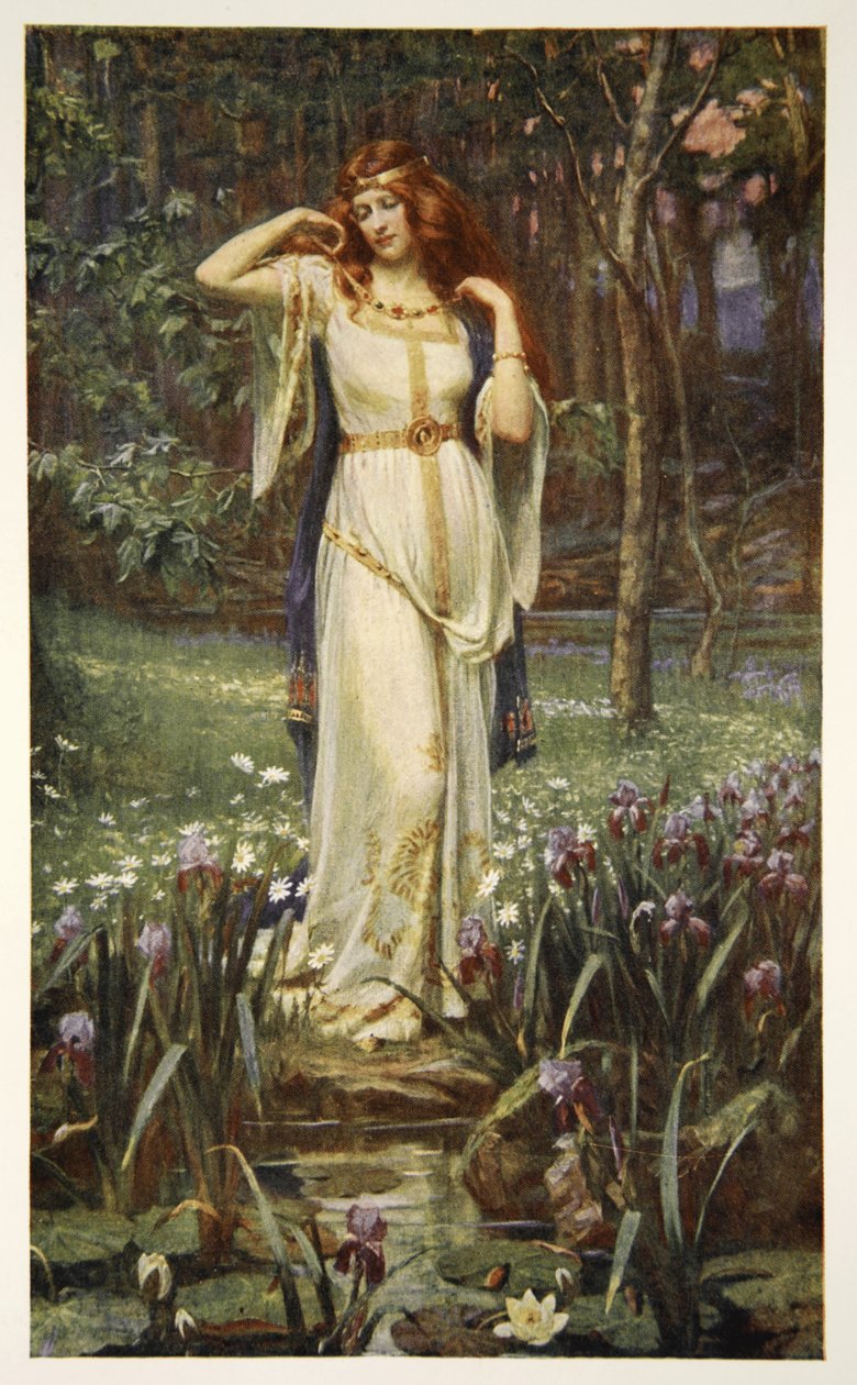 Freyja and the Necklace, illustrasjon fra 