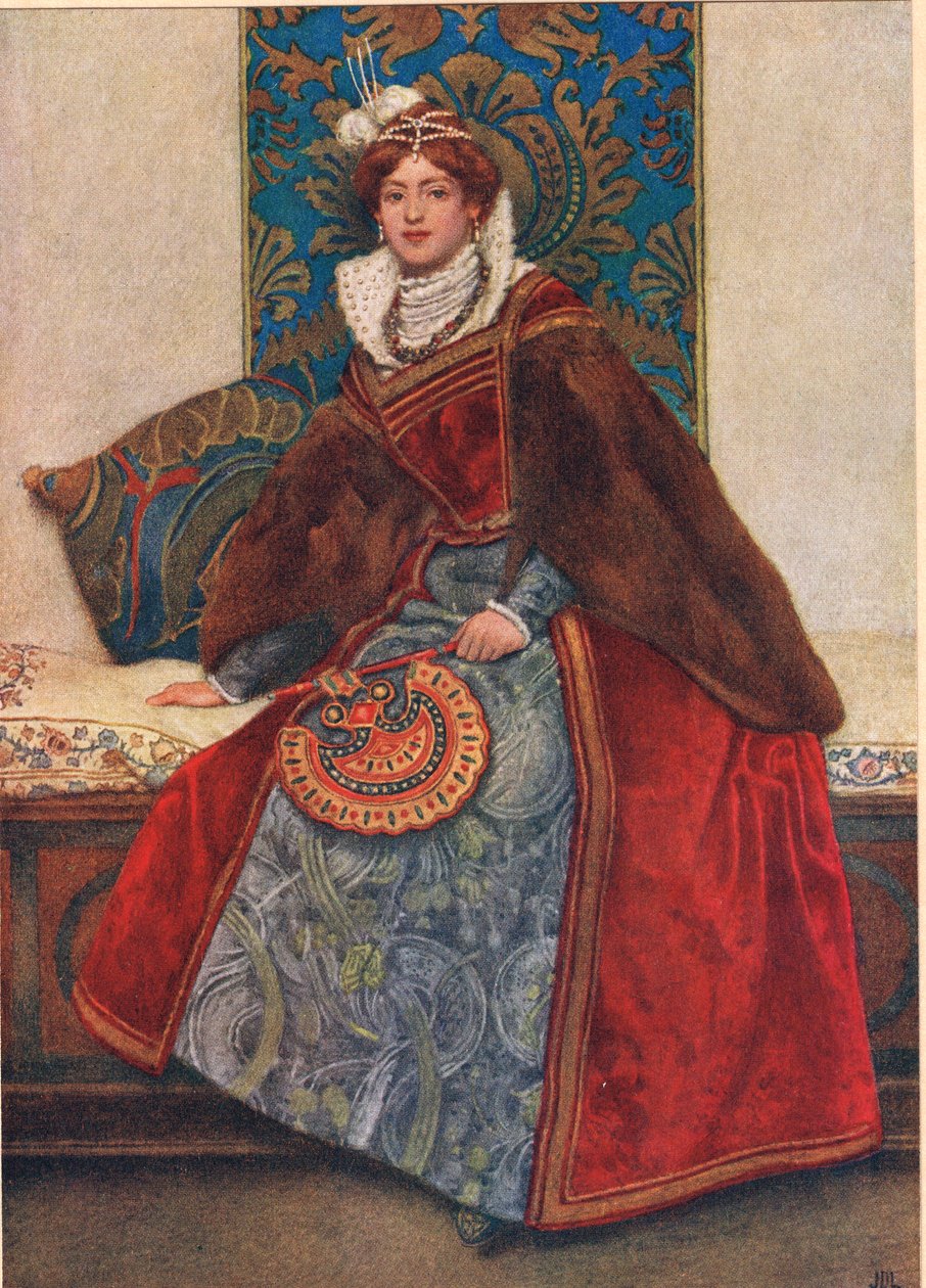 Portia, illustrasjon fra 