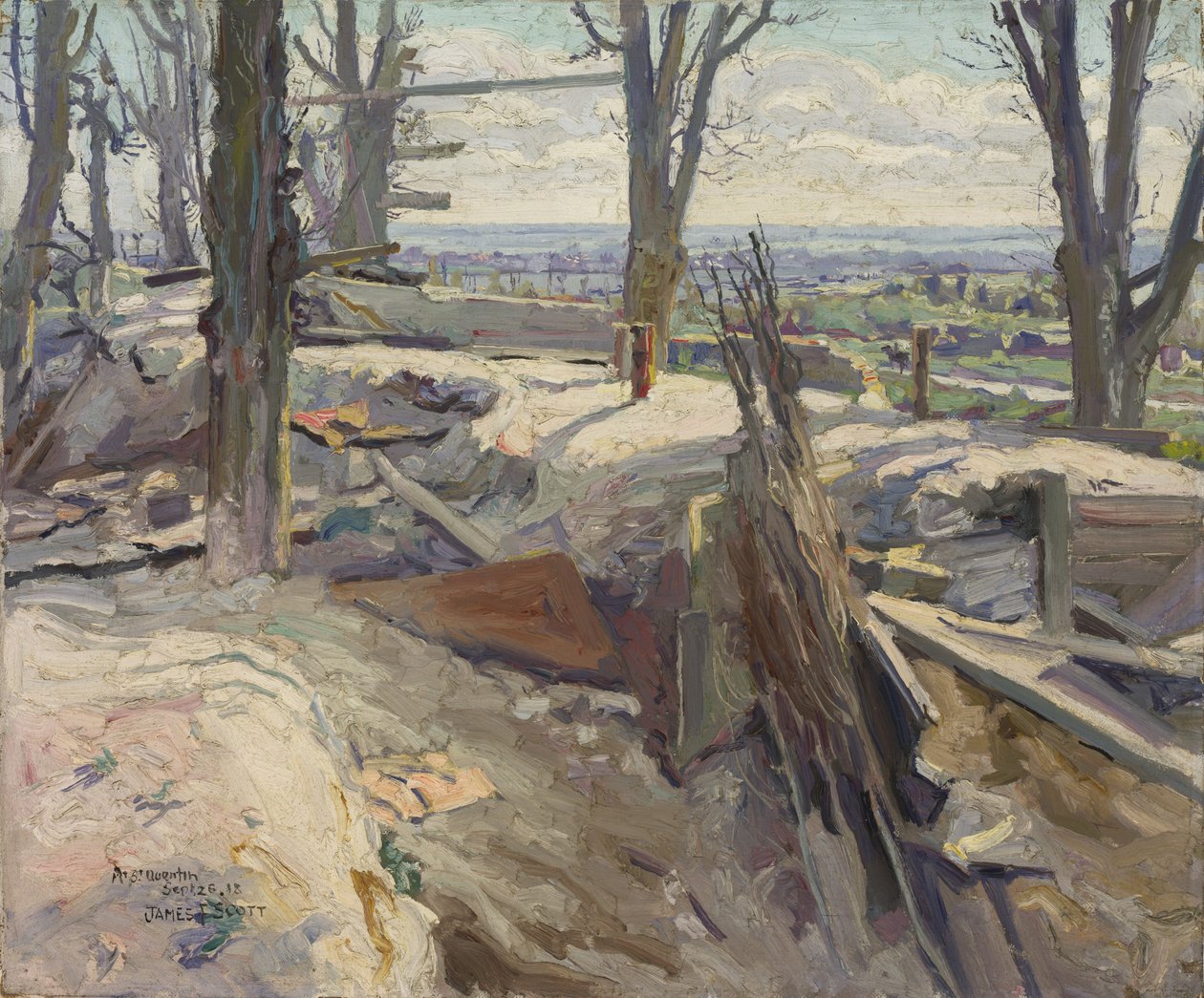 Mont St Quentin, 1918 av James F. Scott