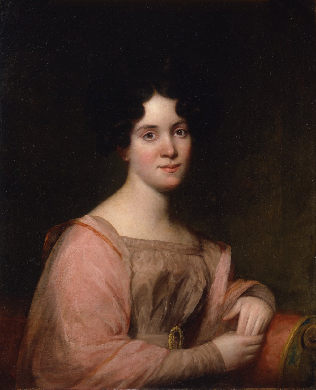 Catherine Reed, 1831 (olje på trepanel) av James Frothingham