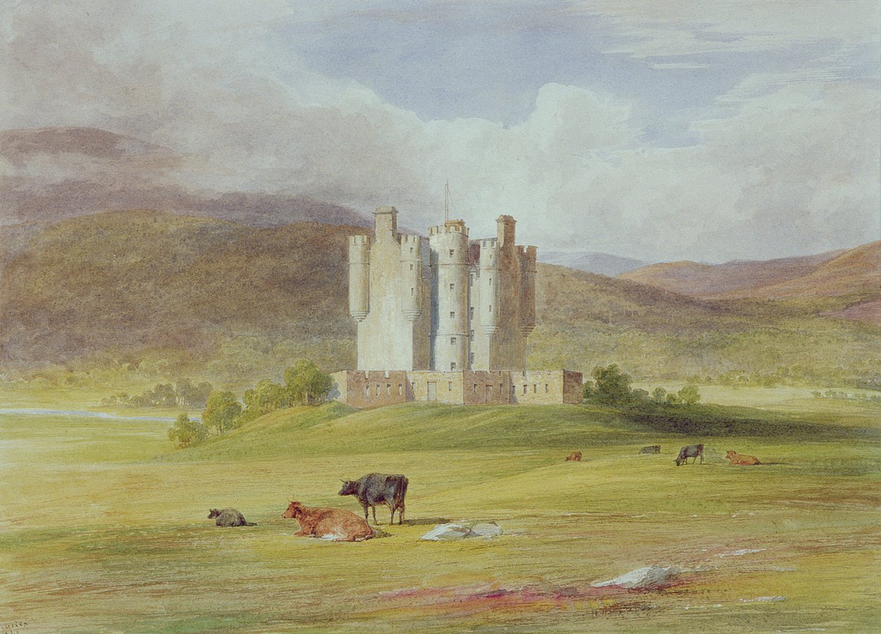 Braemar slott, 1841 av James Giles