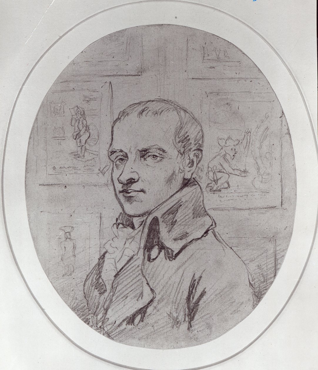 Selvportrett av James Gillray