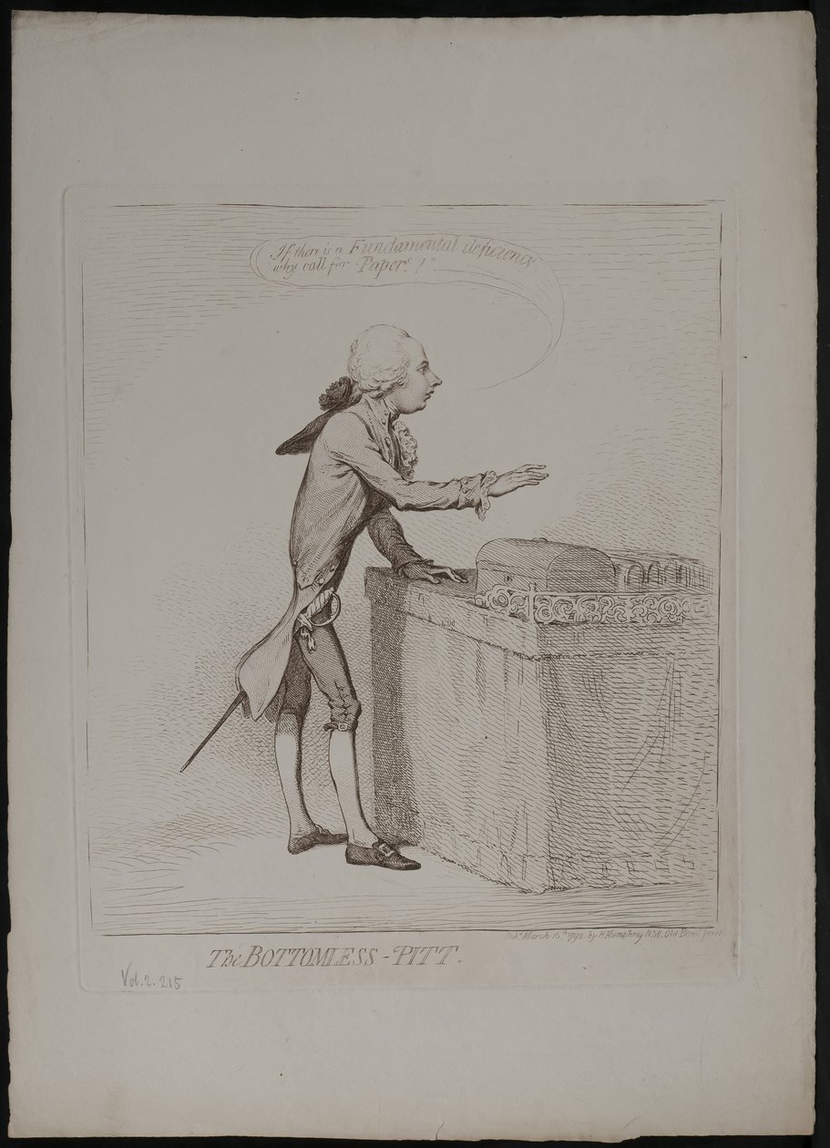 The Bottomless Pitt, 1792 av James Gillray