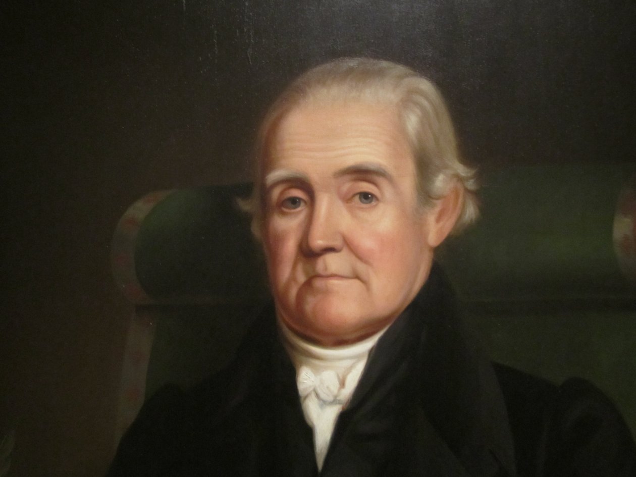 Detalj av portrett av Noah Webster av James Herring