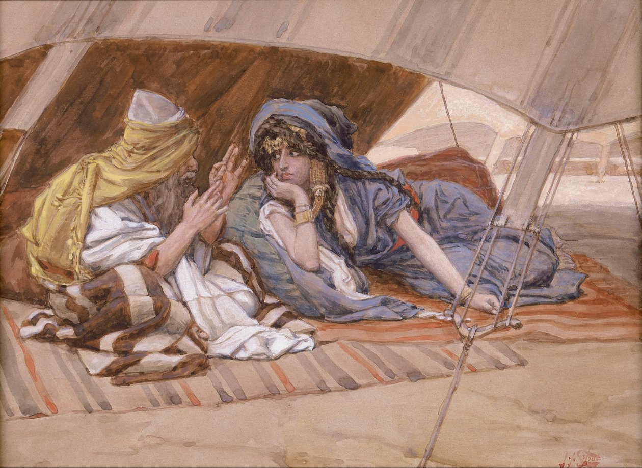 Abrams råd til Sarai av James Jacques Joseph Tissot