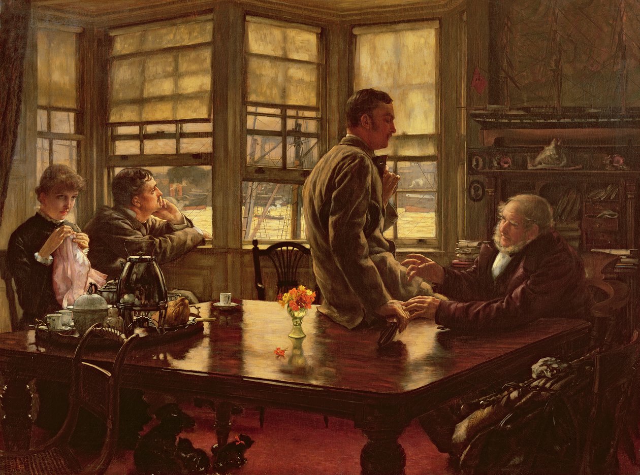 The Prodigal Son in Modern Life: The Departure, 1880 (for skisse se 45476) av James Jacques Joseph Tissot