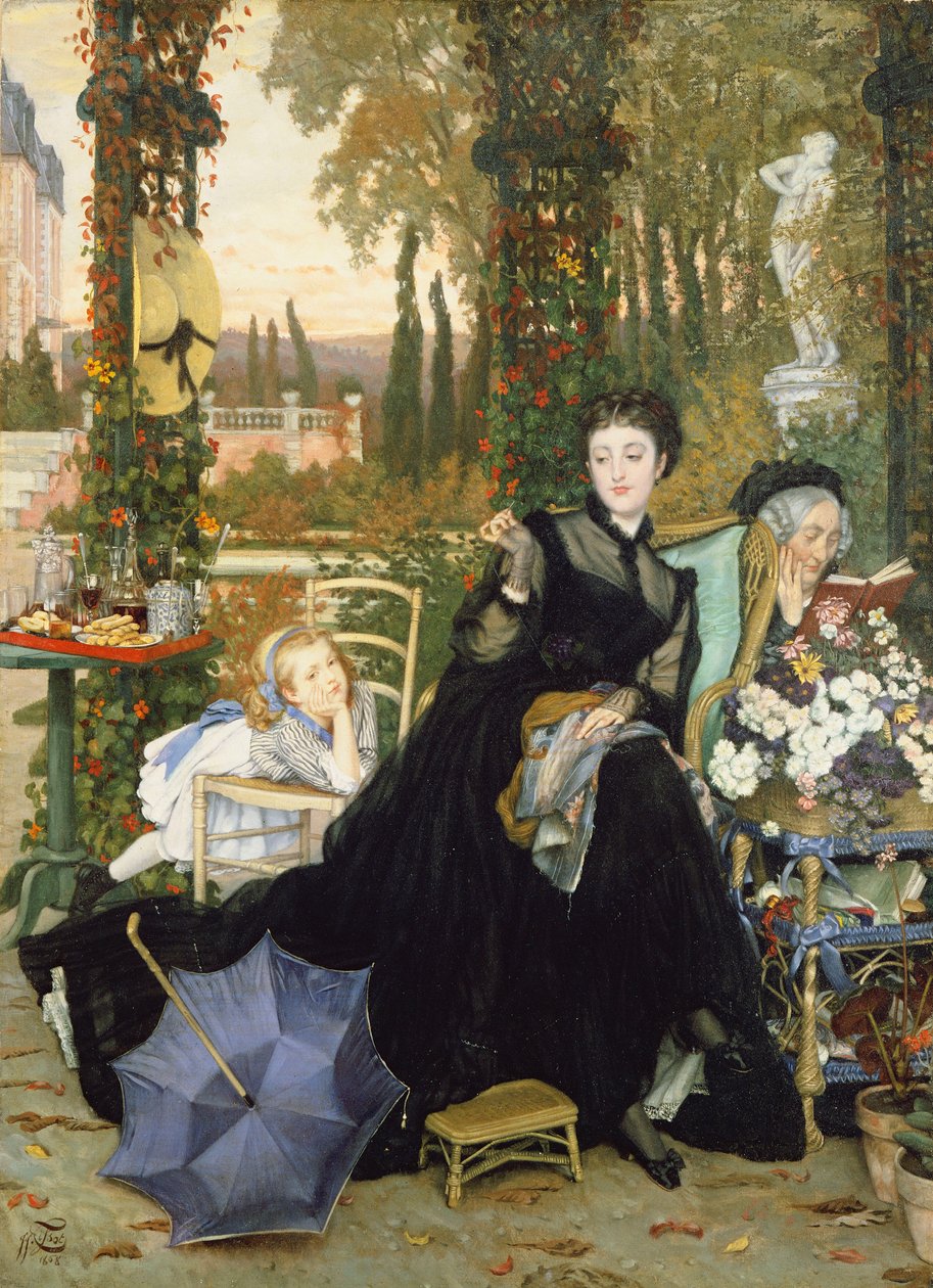 Enken, 1868 av James Jacques Joseph Tissot