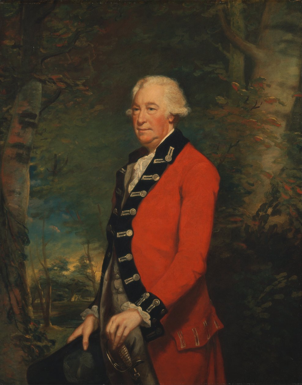 Sir Ralph Milbanke, Bt., I uniformen til Yorkshire (North Riding) Militia av James Northcote